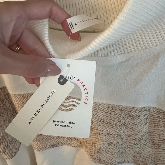 NWT Anthropologie stripe sweater top new with tags - Picture 3 of 5